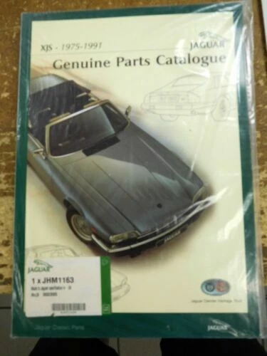 Paper Jaguar Car Parts Catalogues