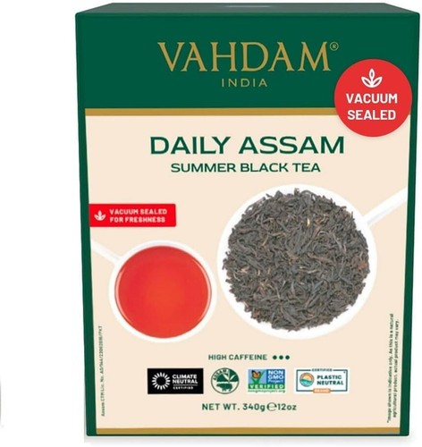 VAHDAM Assam Black Tea Leaves (340g) | High Caffeine, Single Origin Loose Leaf T - Picture 5 of 5