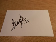ANDREAS  MAKRIS    - ACTIVE / RETIRED PLAYERS - ALL LEAGUES -AUTOGRAPHED CARD