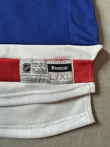 EUC - New York Rangers Rick Nash #61 Reebok Jersey Youth Size L/XL Blue Laces - Picture 4 of 8