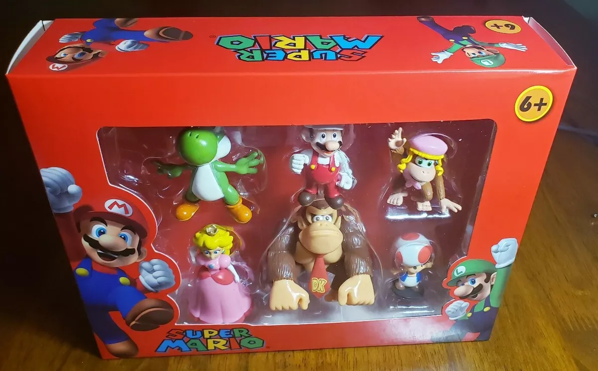 Pelágico norte píldora Super Mario Bros Juguetes De Coleccion Donkey Kong/Yoshi/Princess/Toad |  eBay