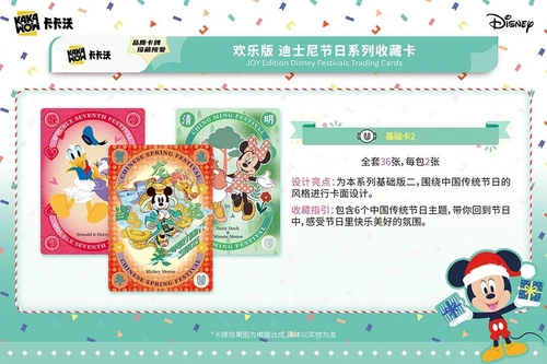 Kakawow Disney Mickey JOY Edition Festivals Trading Cards Booster Box 10 Pack - Picture 10 of 23