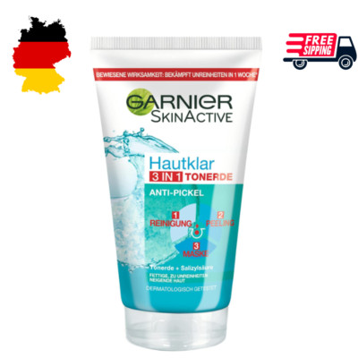 Garnier Hautklar 3in1 Gesichtsreinigung für unreine Haut, Reinigung, Peeling DE