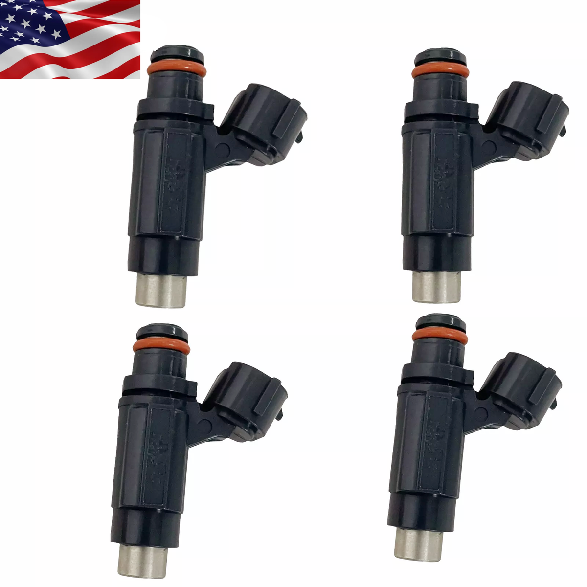 poison.m 4Pcs Fuel Injectors 49033-0013 For Kawasaki Ninja ZX600 ZX6R Z750