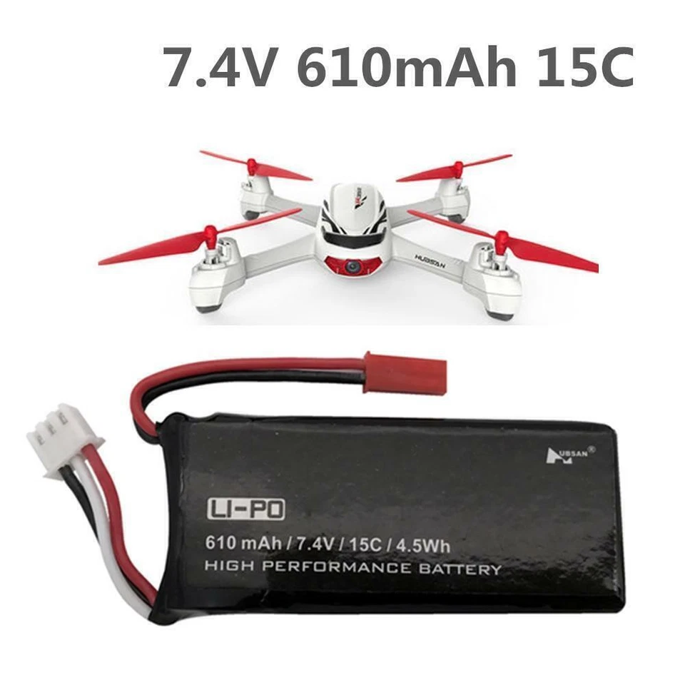 1Pcs 7.4V 15C 610mAh Battery for Hubsan H502s H502e Rc Quadcopter Drone part Car - Image 3 of 4