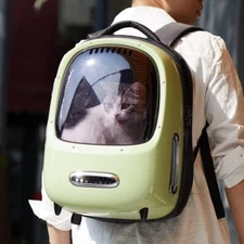 Pre-owned PETKIT Breezy Dome Cat Backpack Carrier Used Pet Backapck Travel Bag