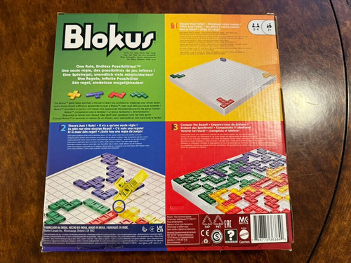 MATTEL BLOKOS BRETTSPIEL STRATEGIE 2-4 SPIELER - 100% KOMPLETT - Bild 2 von 8