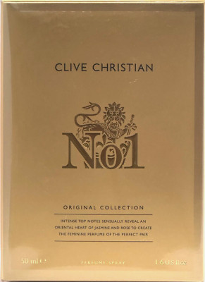 CLIVE CHRISTIAN No 1 ORIGINAL COLLECTION PARFUM SPRAY WOMEN 1.6 Oz / 50 ml NEW!