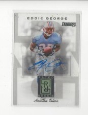 2021 Clearly Donruss Clearly Retro Rated Rookie Eddie George AUTOGRAPH Oilers