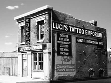 1/48 O Scale Building 2  Kit Combo Downtown Deco Luci's Tattoo + First Timer