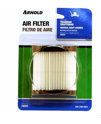 #ad #ad Arnold Lawn Mower Air Filter 36905 for Craftsman Tecumseh Engines 490 200 0021 $4.99