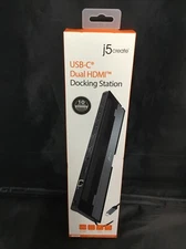 Authentic j5 Create USB Type-C Dual HDMI Docking Station (JCD542)