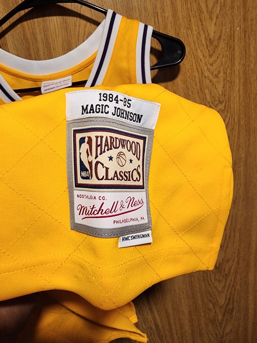mitchell&ness NBA レイカーズ Magic Johnson Los Angeles Lakers Magic Johnson #32 Basketball NBA Mitchell