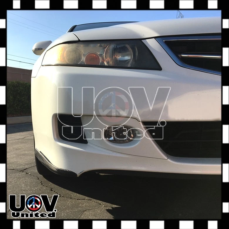 Protector de correa protectora universal de fibra de carbono para parachoques lateral de esquina de 4 piezas Foto 3 de 4