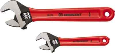 Crescent AT2610CVS 2 Pc, 6 - 10'', Adjustable Wrench Set Black Oxide Finish