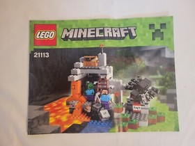 LEGO Minecraft #21113 The Cave (2014) Complete w Instructions 