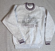Varsity Ringer Sweatshirt USA Made 1980s Clyde’s Cider Mill Oneita Tag