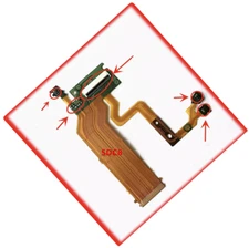 Back Cover LCD Flex Cable compatible Fujifilm Fuji X-S10 XS10 Camera Repair Part