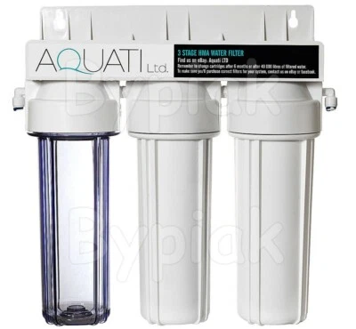 3 Stage HMA Heavy Metal Reduction Water Filter System KOI Ponds Dechlorinator