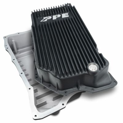 PPE Black Deep Transmission Pan For 2020+ Chevy/GMC 6.6L Duramax L5P 10L1000