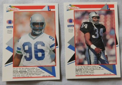 1991 Pacific Flash Cards Football Card Pick one