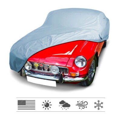 iCarCover MG MGA, MGB, MGC 1955-1981 Plus Series Car Cover Outdoor Custom Size