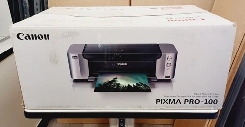 Canon PIXMA PRO-100 Pro100 Inkjet Digital Photo Printer NEW Open box
