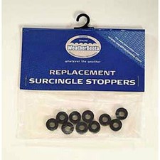 WeatherBeeta Rubber Surcingle Stoppers 10 Pack, Black