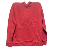 Adidas Red Adidas Logo Boys Hoodies Size Medium