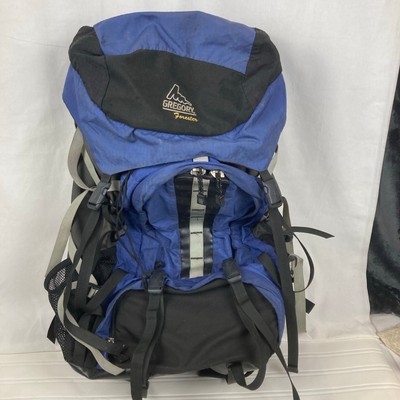 Gregory Forester Hiking Backpack M Blue Black Internal Frame Camp Trekking  USA 