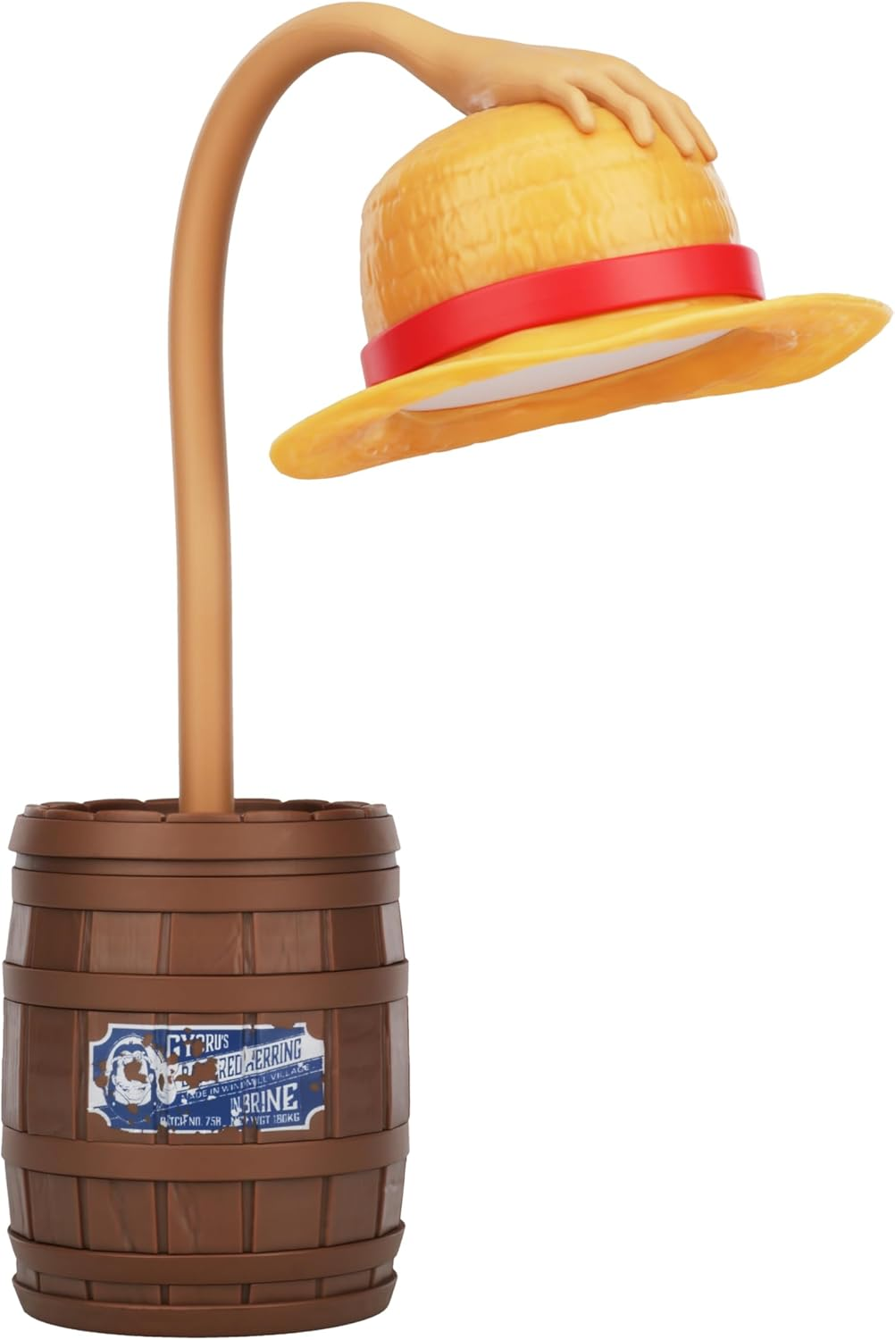 One Piece Straw Hat Posable Desk Light, Officially Licensed Anime Bendable Lamp