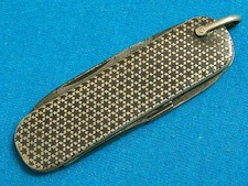 RELOJ ANTIGUO 1864-1900 BERTRAM GALLINA GALLO ALEMANIA CABALLEROS FOB PLUMA CUCHILLO DE COLECCIÓN