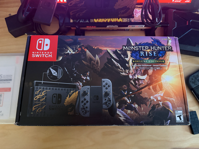 Nintendo Switch Monster Hunter Rise Special Edition w Extras | eBay