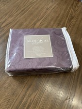 Grand Hotel Collection 620 Thread Count Cotton Full Queen Duvet Set Purple