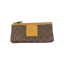 CELINE Coin Key Case Allover Pattern Ladies