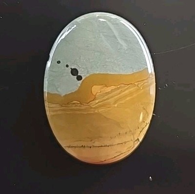 AI OverviewOwyhee Picture Jasper cabochon. 1 1/8''