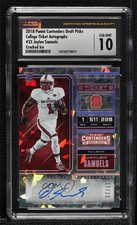 2018 Contenders Draft Picks Cracked Ice Ticket 17/23 Jaylen Samuels Auto 5ov