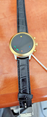 Michael Kors Access MKT5071 Gen Smartwatch Wear OS Gold Black Leather DW9M1