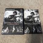Medal of Honor: Vanguard (Sony PlayStation 2, 2007) PS2 with Manual