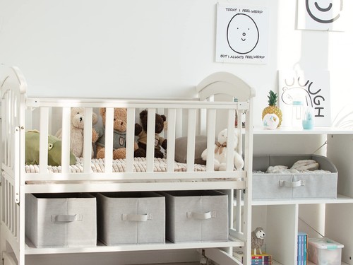 SroageWorks Storage Baskets for Shelves, Foldable Fabric Closet Storage Bins ... - Picture 6 of 7
