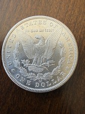 1883-CC $1 Morgan Dollar - Strong Die Clash  MS Beautiful Uncirculated