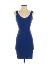 BCBGMAXAZRIA Women Blue Cocktail Dress XS