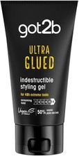 got2b Glued Ultra Styling Hair Gel 150 ml, Glued Styling Gel for up to 48h Ultra