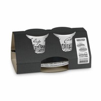 Könitz Coffee Cantata Espresso Set 4-Tlg 2 Tassen Mit Unterteller Porzellan 85Ml