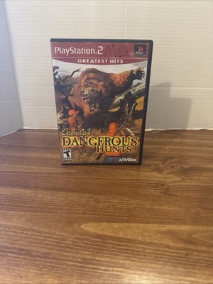 Cabela's Dangerous Hunts (PlayStation 2 PS2) MISSING MANUAL Tested Works