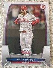 2023 Topps Bowman # 24 Bryce Harper Outfielder, Philidelphia Phillies