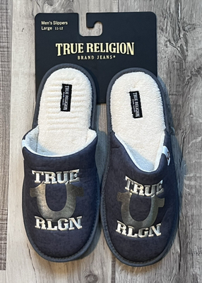 NWT True Religion Slippers Slip-On Large 11/12 Horseshoe  display picture 1