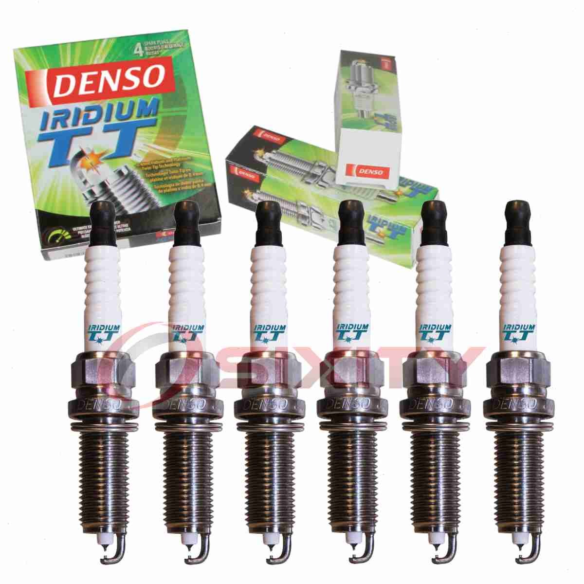 6 pc DENSO 4711 Iridium TT Spark Plugs for PE5S-18-110 PE5R-18-110 dq
