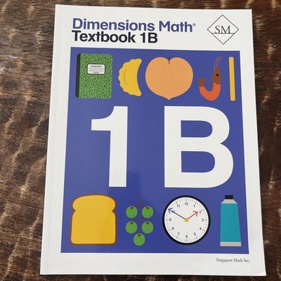 Dimensions Math Textbook 1B (Trade Paperback) Singapore Math