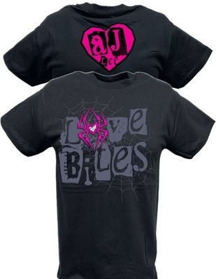 AJ Lee Love Bites Spider Web T-shirt | eBay